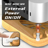 Mac Mini M4 / M4 Pro Stander – Optimeret Køling og Støvbeskyttelse i Træ