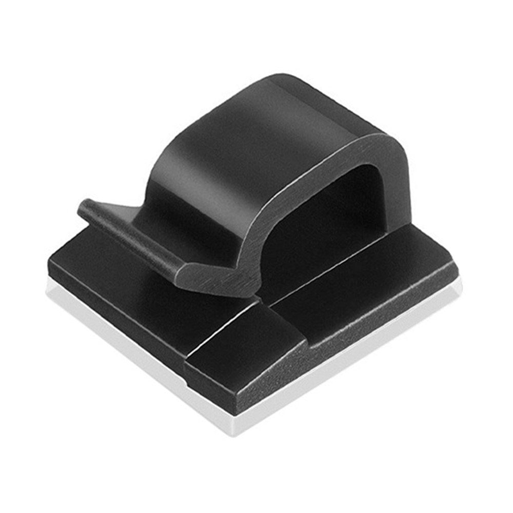 Funktionel Kabelholder - Pakke m. 10 stk. - Sort