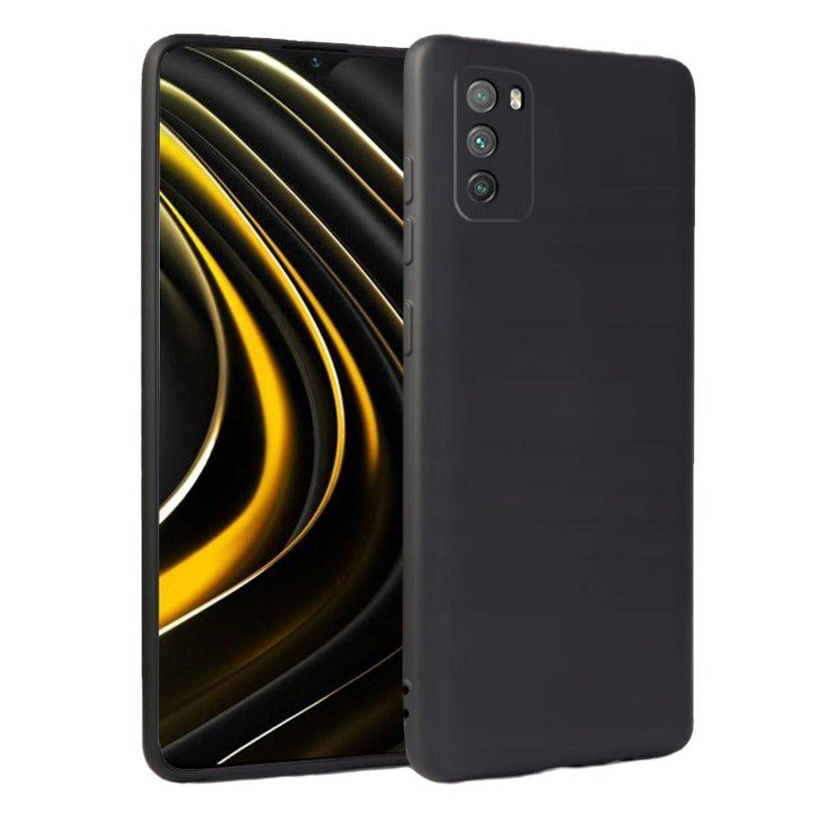 Xiaomi Poco M3 Tech-Protect Icon Silikone Bagside Cover - Sort