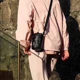 Polyester Cykelstyr Taske m. Strop - Sort