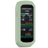 EIDERWOOD Garmin Edge 1050 Silikone Cykel Computer Cover - Lysegrøn