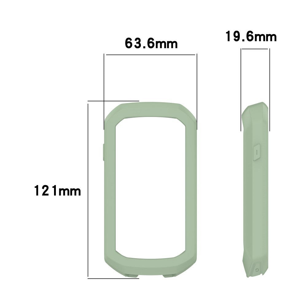 EIDERWOOD Garmin Edge 1050 Silikone Cykel Computer Cover - Mørkegrøn