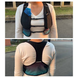 Justerbar Unisex Løbevest m. Reflekser og Lommer - Sort