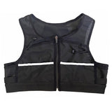 Refleksvest m. Lommer - Str. Small - Sort