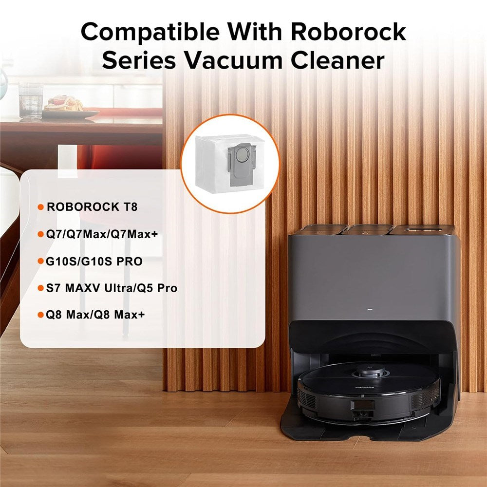 Støvsugerpose til Roborock Q5 Pro / Q7 Max / Q8 Max / Q8 Max+ - Hvid