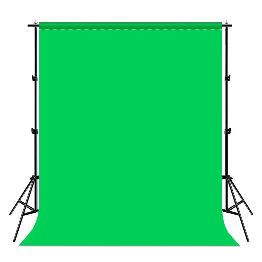 2 x 2 m Fotobaggrund Kit - Grøn - (DEMO)