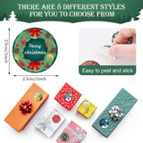 Klistermærkerulle med 500 stk. - 8 Unikke Designs - Merry Christmas