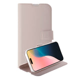 iPhone 16 Vivanco Classic Wallet Læder Flip Cover m. Pung - Greige