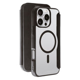 iPhone 16 Pro Max Vivanco Classic Wallet Læder Flip Cover m. Pung - MagSafe Kompatibel - Sort