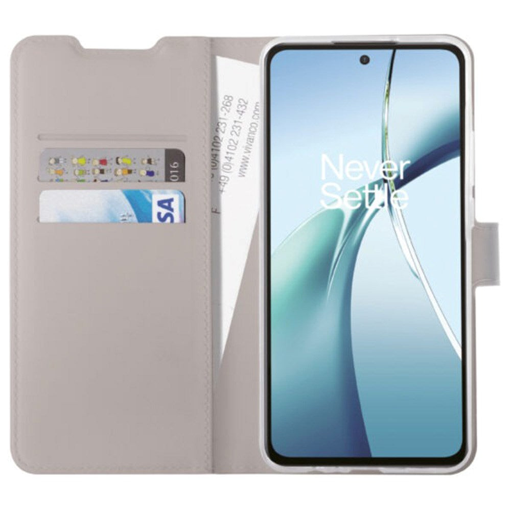 Vivanco Classic Wallet Flip Cover m. Pung - OnePlus Nord CE4 Lite - Taupe