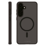 Vivanco Samsung Galaxy S25+ (Plus) Cover – Mag Pro - Gennemsigtig/Sort