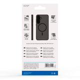 Vivanco Samsung Galaxy S25 Cover – Mag Pro - Gennemsigtig/Sort