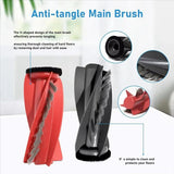 Støvsugerbørste til Roborock G20S Ultra / G30 / Saros 10 / Saros 10R Robotstøvsuger (Hovedbørste) - Rød + Sort