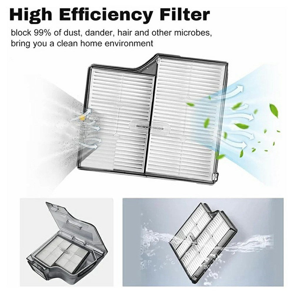 Støvsugerfilter til Roborock G30 / Saros 10 Robotstøvsuger - Hvid