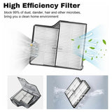 Støvsugerfilter til Roborock G30 / Saros 10 Robotstøvsuger - Hvid