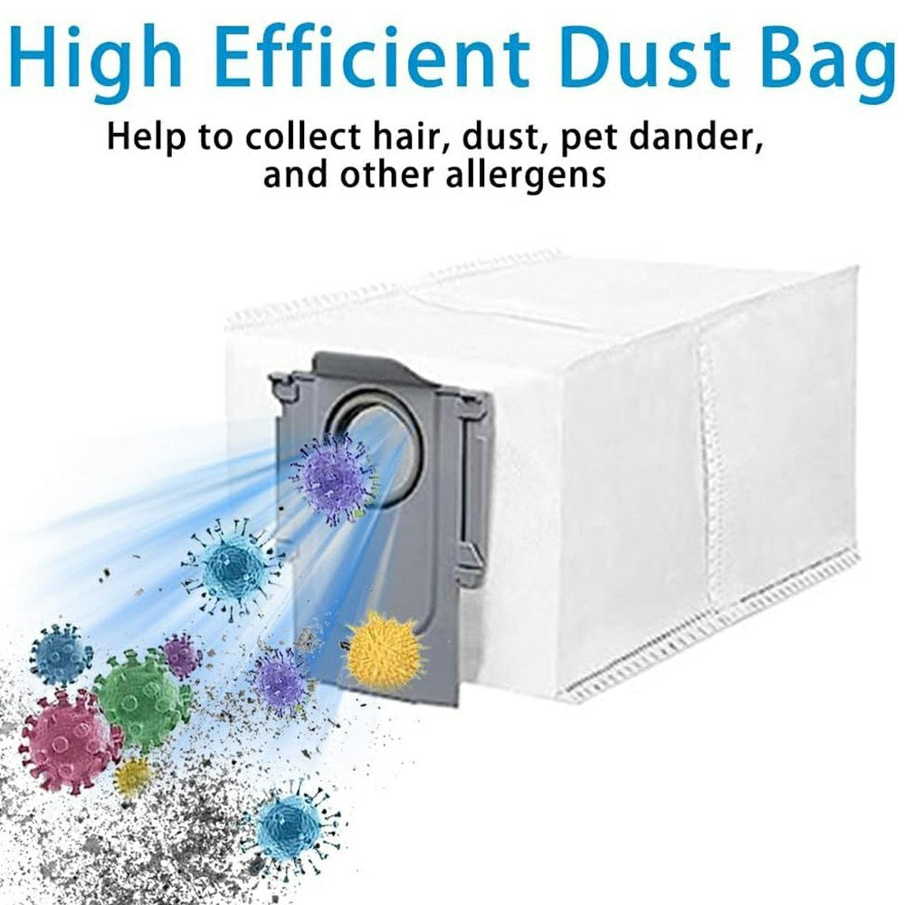 Støvsugerpose til Roborock S7 / S7 MaxV Ultra / S8 / Q7 Max+ / Qrevo S / Saros 10 / Saros 10R / Saros Z70 - Grå