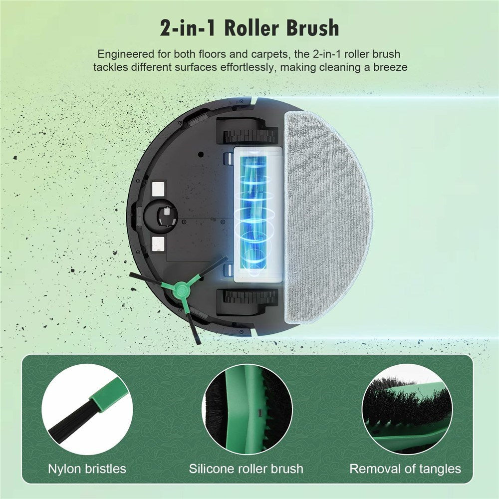 Moppeklud til Robotstøvsuger Xiaomi Robot Vacuum E10 / iRobot Roomba Combo 105 - Grå