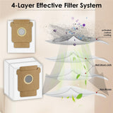 Støvsugerpose til Robotstøvsuger iRobot Roomba Combo / 105 / 205 / 405 Plus / 505 Plus - Hvid