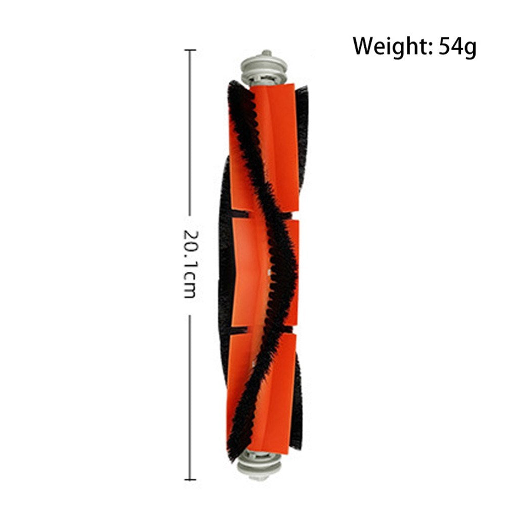 Støvsugerbørste til Robotstøvsuger Xiaomi Mi Robot Vacuum Mop 2 / 2 Pro, Dreame D9 / D10 Plus / Bot Z10 Pro - Rød + Sort