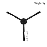 Støvsugerbørste til Robotstøvsuger Roborock S8 Pro Ultra / S7 Pro Ultra / S7 MaxV Ultra / S7 / S7 MaxV / Q7 Max+ / Q5 Pro / Q8 Max / Q8 Max+ / Qrevo S – Dreame Bot Z10 Pro / D10 Plus - Sort