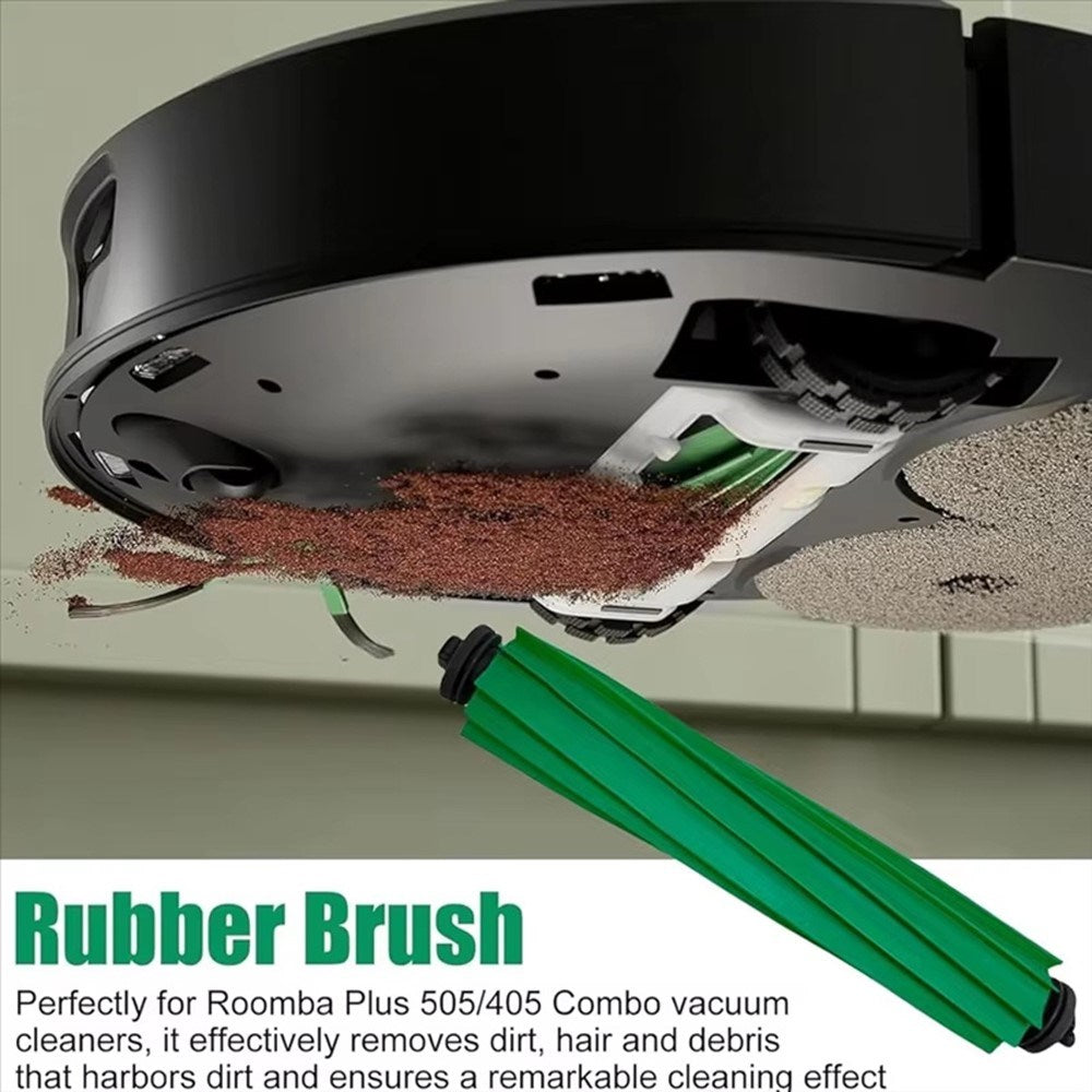 Støvsugerbørste til iRobot Roomba Plus 505 Combo / 405 Combo Robotstøvsuger - Grøn
