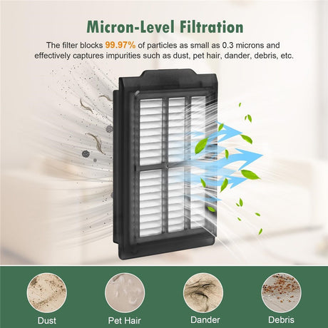 Støvsugerfilter til Dreame X50 Ultra Robotstøvsuger - Hvid