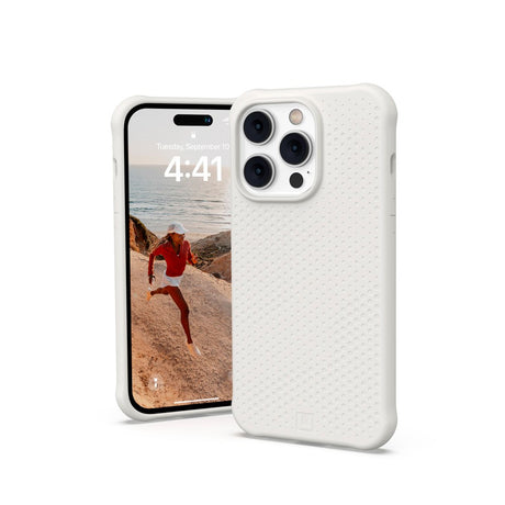 UAG [U] Dot Series iPhone 14 Pro Silikone Håndværker Cover - MagSafe Kompatibel - Marshmallow