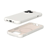 UAG [U] Dot Series iPhone 14 Pro Silikone Håndværker Cover - MagSafe Kompatibel - Marshmallow