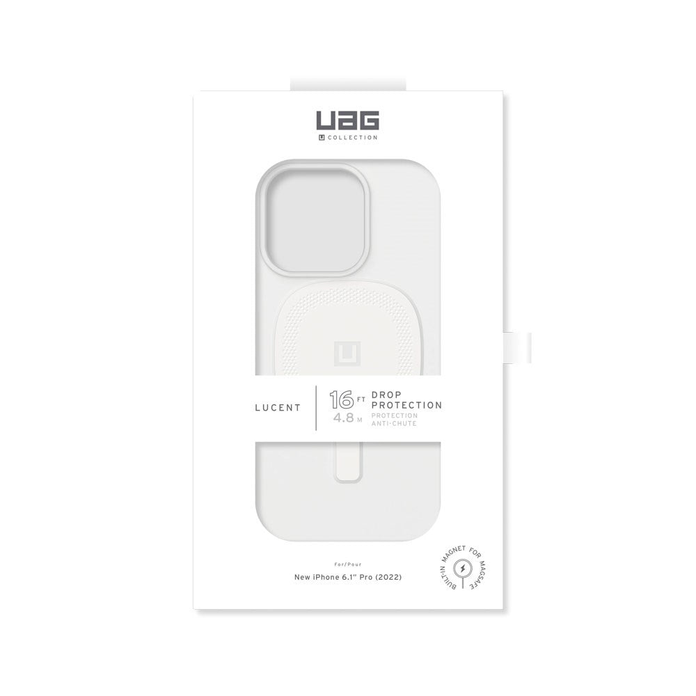 UAG iPhone 14 Pro Lucent 2.0 Bagside Cover - MagSafe Kompatibel - Marshmallow