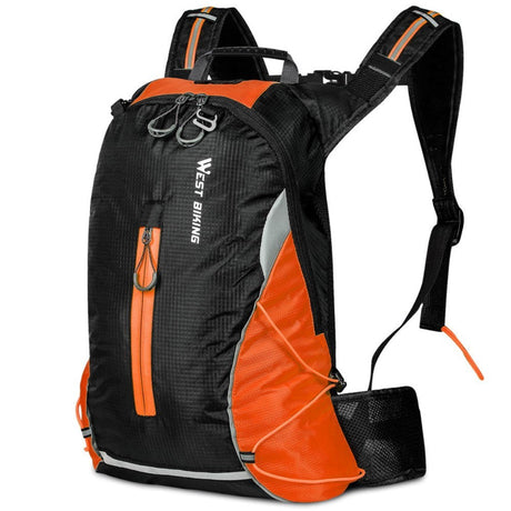 West Biking Rygsæk (16L) - Sort / Orange