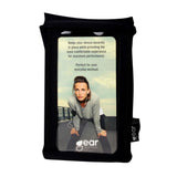 GEAR Universal Sportsarmbånd til Telefon (Maks. Mobil: 60 x 120mm) - L / XL - Sort