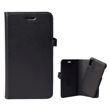 GEAR iPhone XR Buffalo Wallet Læder Cover m. Pung Sort