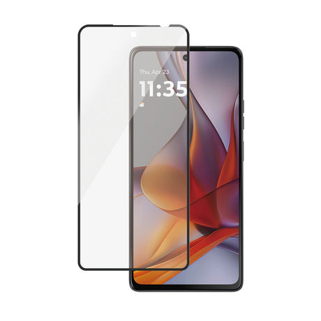 PanzerGlass Ultra-Wide Fit Skærmbeskyttelsesglas - Motorola Moto G75 (5G) - Gennemsigtig / Sort Kant