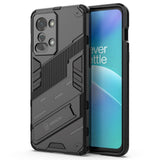 OnePlus Nord 2T (5G) Hybrid Håndværker Bagside Cover m. Kickstand - Sort