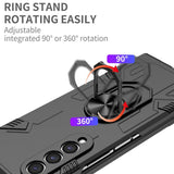 EIDERWOOD Samsung Galaxy Z Fold3 (5G) Håndværker Bagside Cover m. Kickstand - Sort