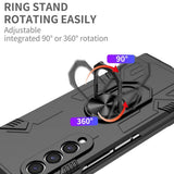 EIDERWOOD Samsung Galaxy Z Fold4 (5G) Håndværker Bagside Cover m. Kickstand - Sort