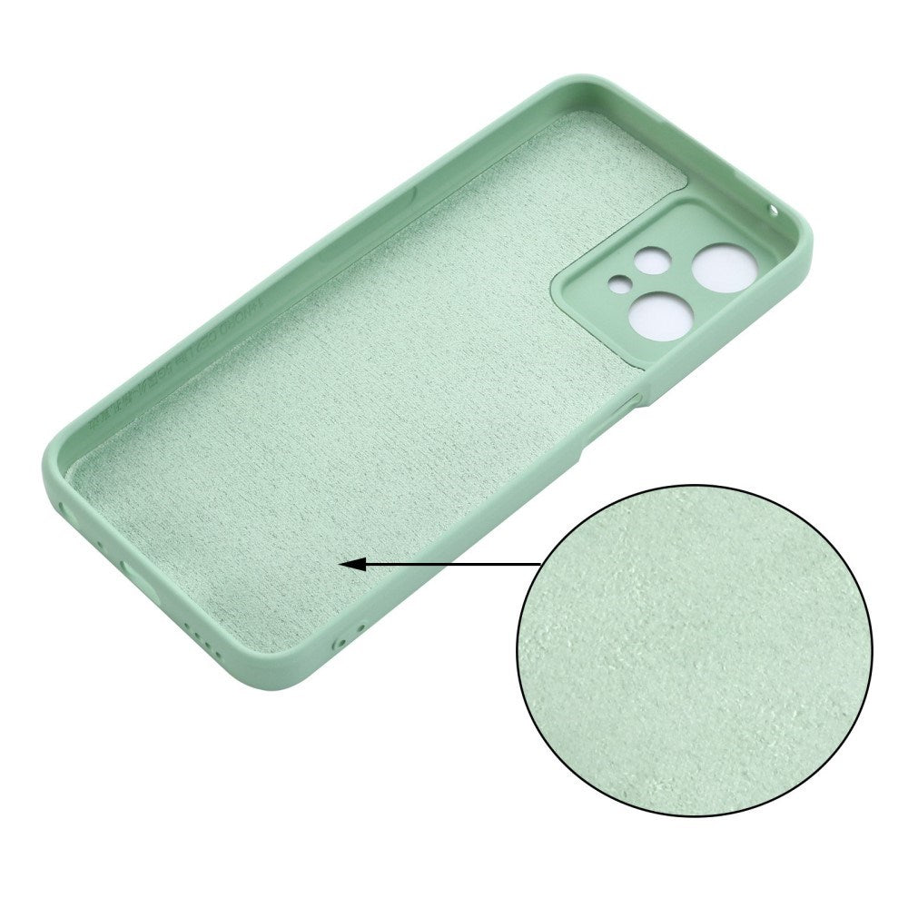 EIDERWOOD OnePlus Nord CE 2 Lite (5G) Liquid Silikone Bagside Cover m. Strop - Grøn