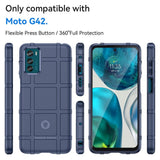 Motorola Moto G42 Rugged Shield Series Håndværker Bagside Cover - Blå