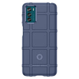 Motorola Moto G42 Rugged Shield Series Håndværker Bagside Cover - Blå