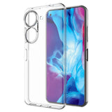 Asus Zenfone 9 Fleksibelt Plastik Bagside Cover - Gennemsigtig