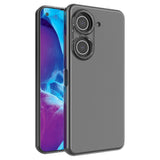 Asus Zenfone 9 Fleksibelt Plastik Bagside Cover - Gennemsigtig