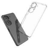 Asus Zenfone 9 Fleksibelt Plastik Bagside Cover - Gennemsigtig