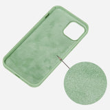 iPhone 14 Silikone Bagside Cover - Mintgrøn