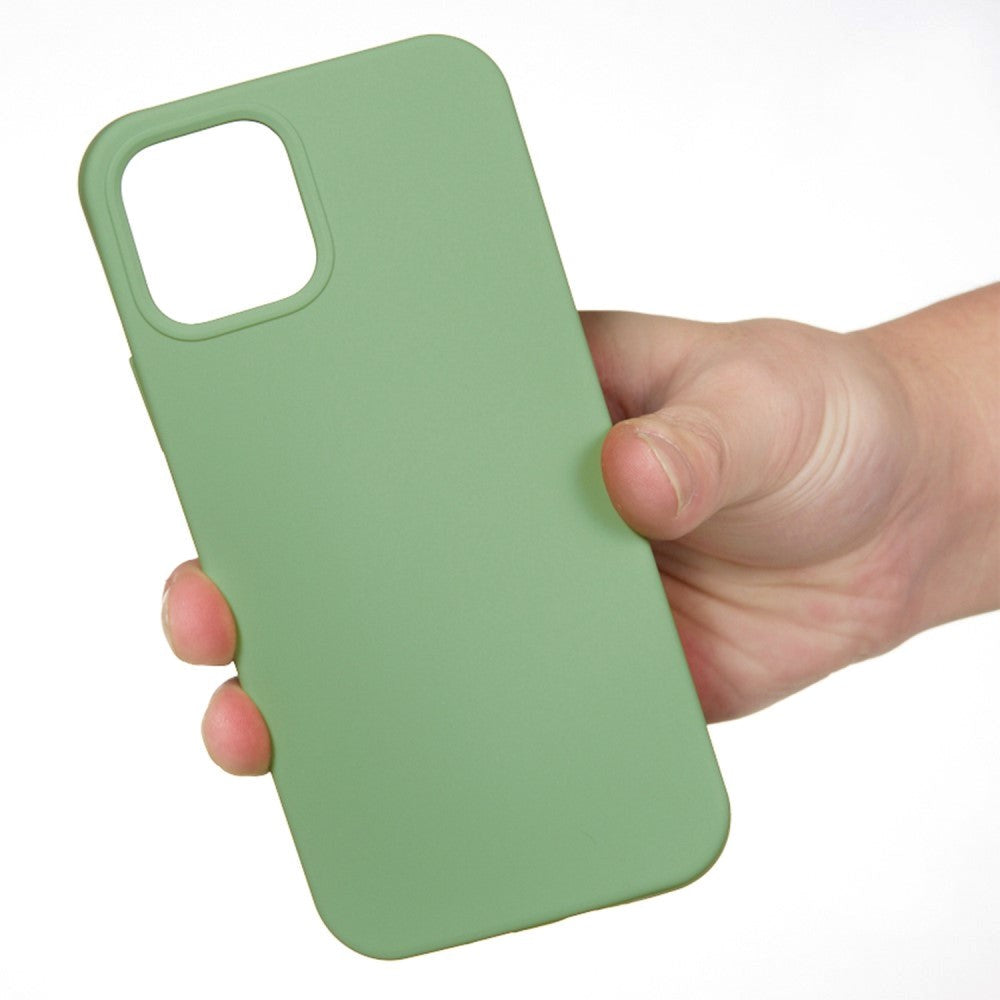 iPhone 14 Silikone Bagside Cover - Mintgrøn