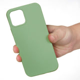 iPhone 14 Silikone Bagside Cover - Mintgrøn