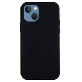 iPhone 14 Silikone Bagside Cover - Sort