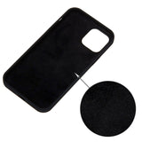 iPhone 14 Silikone Bagside Cover - Sort