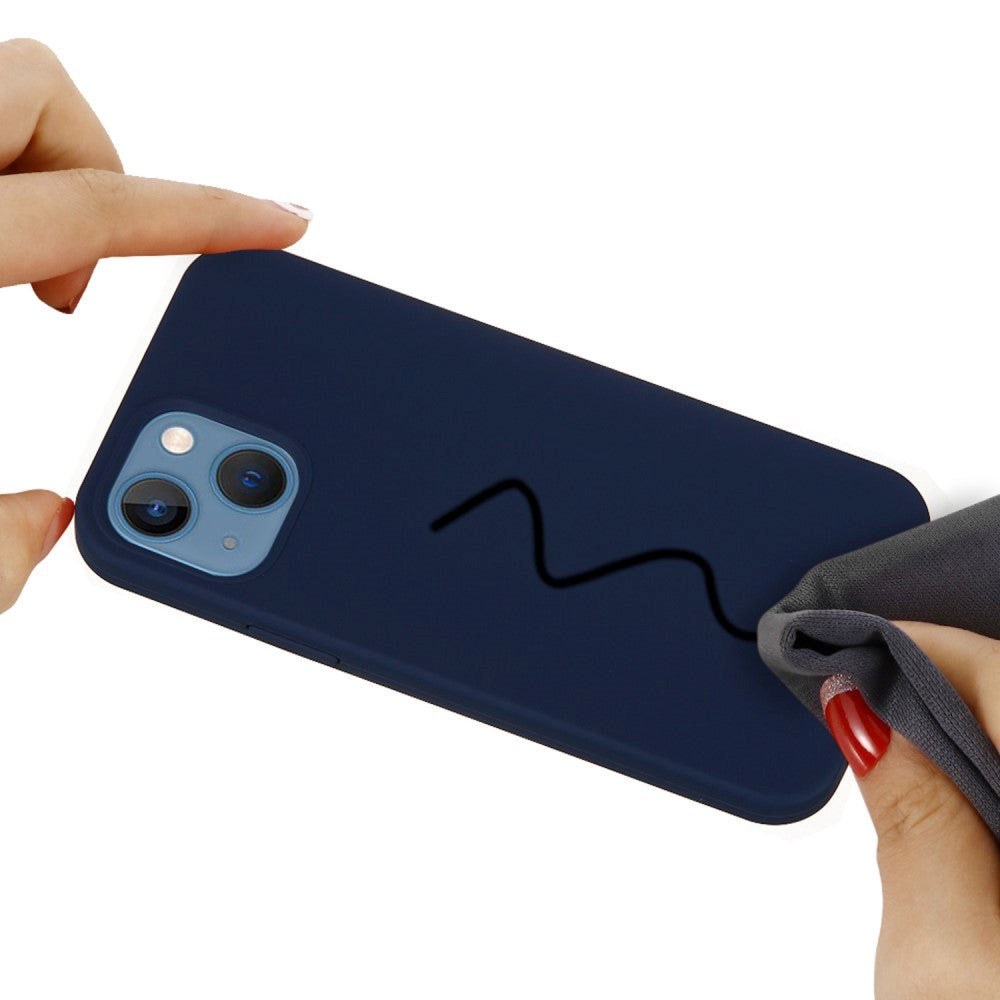 iPhone 14 Silikone Cover - Midnatsblå