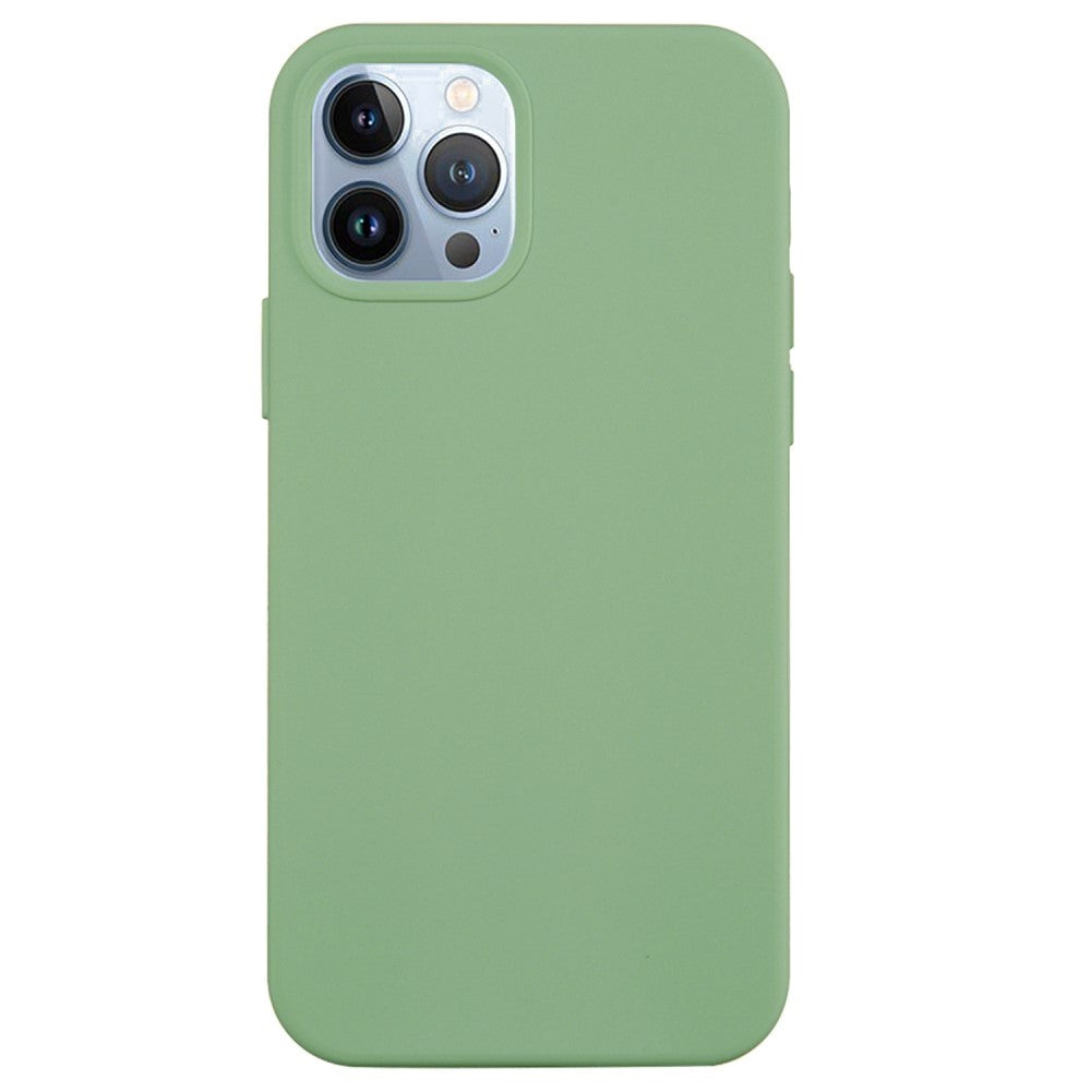 iPhone 14 Pro Max Silikone Bagside Cover - Mint Grøn