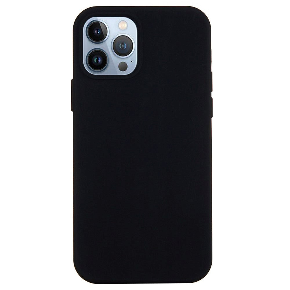 iPhone 14 Pro Max Silikone Bagside Cover - Sort